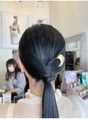 お呼ばれヘアアレンジ