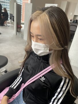 ジエクト カナウ(The Ect canow) フェイスフレーミング/デザインカラー/ミルクティーベージュ