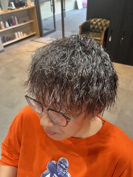 スウェル 柏店(Swell) ハイライト波巻きマッシュパーマ束感ショート