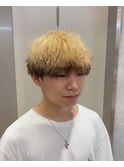 ブリーチパーマ×エンドカラー