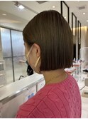 アッシュブラウンボブ