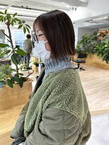 オーシャン(Ocean)&nbsp;［Ocean Hair&Life 水田］20.30代☆あご下1cm☆切りっぱなしボブ