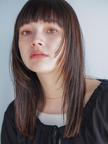 ミンクス渋谷スマートサロン(MINX shibuya smart salon)&nbsp;ショート 姫カット ダークアッシュ 魅力倍増カール シアーカラー