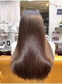 キャラメルブラウン30代40代50代髪質改善白髪染め縮毛矯正東大宮