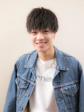 エクファフォーメン(EX-FA FOR MEN) カルマパーマ/ベリーショート/ダークアッシュ/ニュアンスパーマ