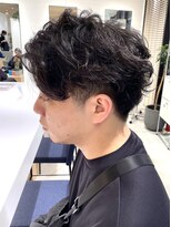 ステアケース 武蔵小杉店(stair:case)&nbsp;メンズスパイラルパーマ/ツーブロックマッシュ/センターパート