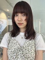 ラパンセヴェール(LA PENSEE VERT)&nbsp;顔まわりレイヤーカット/サイドバング/パッツン前髪