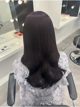 エトバイイオエ(et by ioe) 黒髪/ボブルフ/ネビージュ/小顔/ワンレン/髪質改善/グレージュ