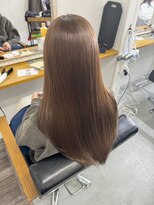 リ シャルム バイ エニーハウ 南七日町店(Re charm by anyhow)&nbsp;ブリーチなしオリーブベージュ