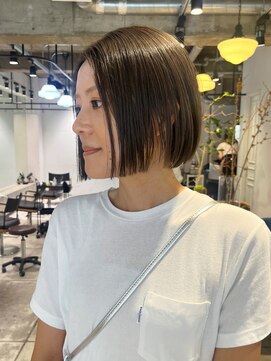 キャロルガーデンズ ボコカ 表参道(Carroll Gardens bococa) 【kacho】グレーベージュ　ボブ