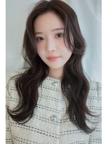 トローノ 栄(TRONO) アッシュグレージュロングヘア