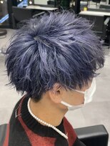 オーシャントーキョー 原宿(OCEAN TOKYO)&nbsp;ブルーパープルメンズカットしよと
