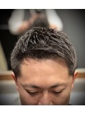 <理容室>メンズ　フェード　刈り上げ　バーバースタイル　短髪