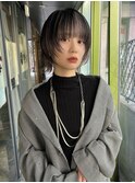 インナーカラー　ウルフカット/ハッシュカット/ケアブリーチ