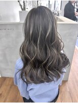 ヘアサロン エフ 渋谷(F) #グレージュ#コントラストハイライト#ブリーチ