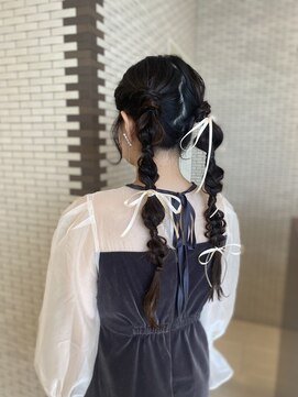 ボナ ヘアー(bona.hair) 編み下ろしツイン