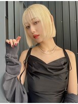 ロンドプロフィール 浦和(Lond profil) 伸ばしかけに◯ミディアムレイヤーカット顔まわりkent