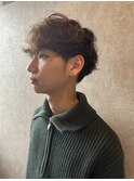 マッシュショートパーマ