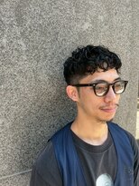 ルドローブラントオオサカ(LUDLOW BLUNT Osaka)&nbsp;【LUDLOW　BLUNT】フェード　クロップパーマ　ショートマッシュ