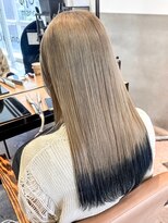 オジョマノ(OjOmano)&nbsp;〈h3〉ケアブリーチインナーカラーダブルカラー髪質改善20代30代