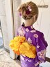 【淀川花火に】浴衣着付けヘアアレンジ♪