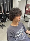 マッシュウルフパーマ