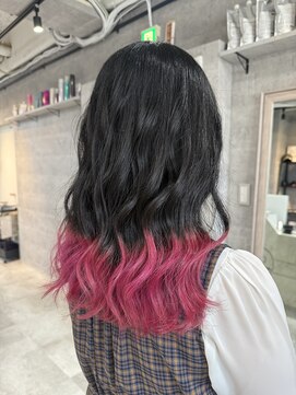 ルイス(L'wis) ラベンダーピンク裾カラーエンドカラー