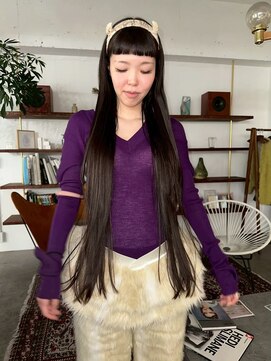 メルシー merci クラシカルロング/ナチュラルストレートレイヤー