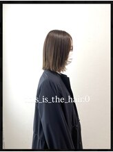 ディスイズザヘアドットオー 仙台一番町(This_is_the_hair.0)&nbsp;スリークボブ