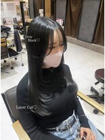 クム 川越(kum)&nbsp;＊ワンカールレイヤー×グレーブラック＊