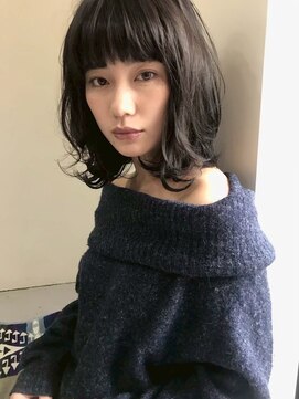 キース ヘアアンドメイク 恵比寿(kith. hair&make) ミディアムレイヤー/顔まわりカット/コテ巻きカール/ゆるふわ