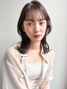 リヤン 表参道(lyann) 艶感結べるボブ前髪美髪ナチュラルカールうる艶髪外ハネボブ