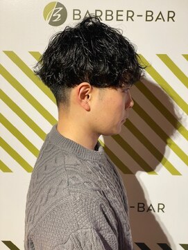 バーバーバー 四谷(BARBER-BAR) ビジネス爽やかツイストスパイラルパーマ