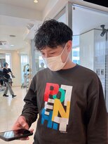 ソワンドゥ ブレス カルム 西中島店(soin de brace calme)&nbsp;メンズパーマ×無造作パーマ