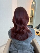 ジーナ  札幌大通(Zina)&nbsp;美髪＊カシスブラウン＊ゆるふわラフウェーブ＊Zina札幌大通