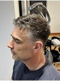 MEN’S/サーフカール/刈り上げセンターパート/表参道駅/青山 