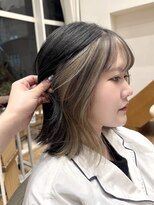 バイオレット 表参道店(Violet) ワンブリーチイヤリングカラーベージュ