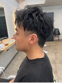 ツーブロックメンズショートアップバング就活ビジネス船橋駅保立