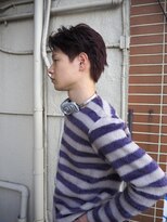 メンズサロン イロ(Men‘s salon IRO)&nbsp;ナチュラルショート×ベリーブラウン