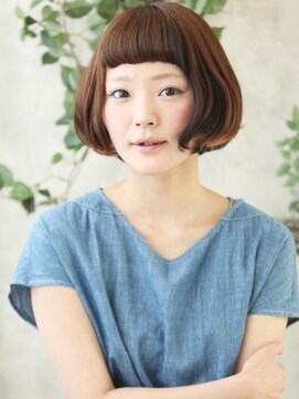 と和×美髪クリニック 巣鴨店 無邪気な甘さのマッシュボブ★みじかめの眉上バング【巣鴨店】