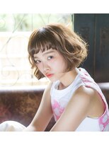 ウニ 清澄白河(uni) ラフカールの抜け感ボブ