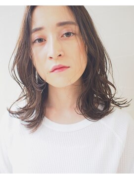 ヘアアンドメイク シークネクスト(HAIR&MAKE SeeK NEXT) 【ツヤ髪】ゆるふわカール×エアリーミディ×ダークアッシュ