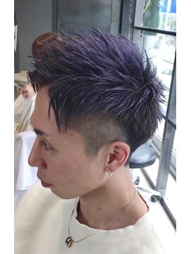 インス(ensue) スタイリング簡単♪爽やか刈り上げアップバングショート◇中島