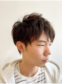 ふんわりマッシュショート