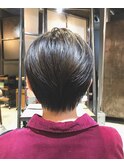 京都◇襟足スッキリショートヘア耳掛け透明感◇中島