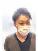 ツーブロック、アップバング、