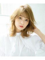 ロンド ストラーダ 心斎橋(Lond strada)&nbsp;【津賀　涼】ショートグレージュカラーボブウルフココアベージュ