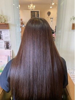 ヘアーガーデン(Hair Garden)の写真/カラーをしながらもダメージケア♪髪の内部から栄養補給することにより髪に柔らかさ、しなやかさハリを！