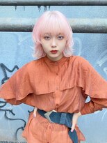 リアイス(Re:ICE)&nbsp;ミニウルフ/くすみブルー/流れるレイヤー/インナーハイライト