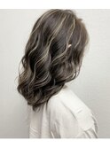 【ロング】マーブルハイライト☆(M3D髪質改善下北沢アウルム)